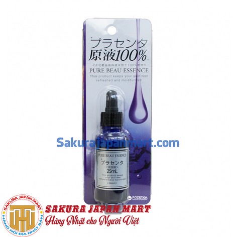 Tinh chất nhau thai Pure Beau Essence 100% 25ml(Màu tím)